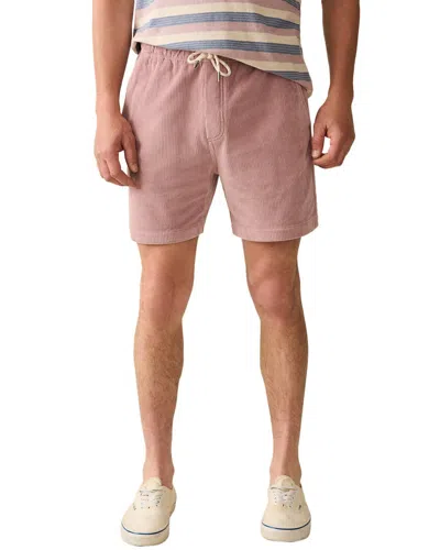 Faherty Drawstring Cord Short In Purple