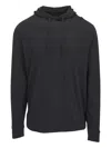 Faherty Drawstring Hoodie In Black