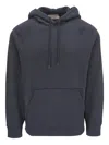 Faherty Drawstring Hoodie In Blue