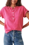 Faherty Dream Desmond Organic Cotton Top