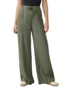 Faherty Drift Wide Leg Pants In Thyme