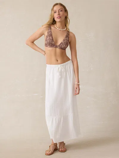 FAHERTY DUNE COTTON GAUZE REES SKIRT