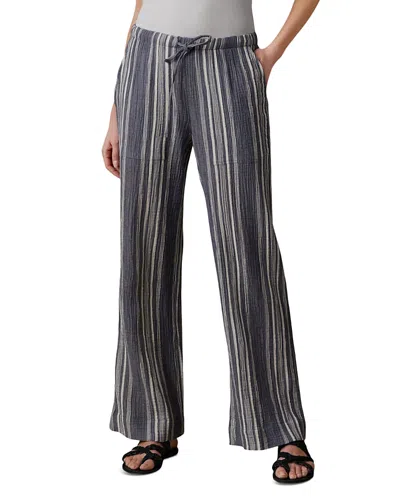 Faherty Dune Gauze Drawstring Pants In Gray