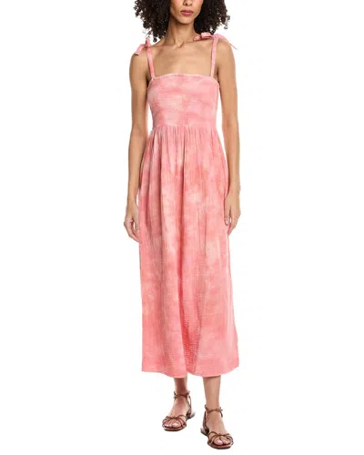 Faherty Dune Gauze Ella Dress In Multi
