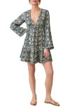 Faherty Dune Cotton Gauze Oceana Dress In Multi