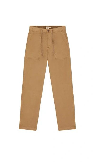 Faherty Dune Utility Pant In Brown