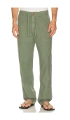 Faherty Dune Utility Pant In Green