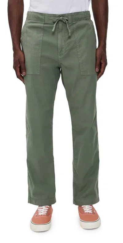 Faherty Dune Utility Pants Desert Olive In Green