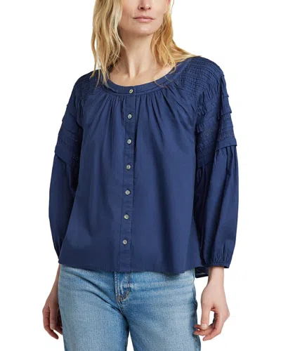 Faherty Enna Top In Blue