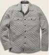 FAHERTY EPIC QUILTED FLEECE CPO JACKET IN CARBON MELANGE