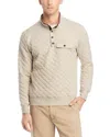 Faherty Epic Quilted Fleece Pullover In Multi
