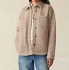 Faherty Epic Quilted Jacket In Mink Heather