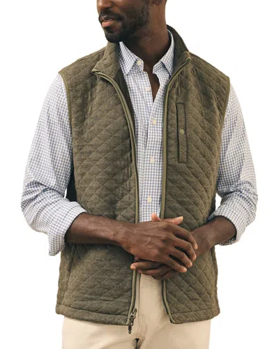 Faherty Epic Quilted Fleece Vest
