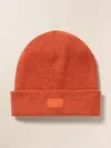 Faherty Essential Beanie In Orange