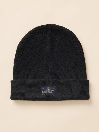 Faherty Essential Beanie In Black