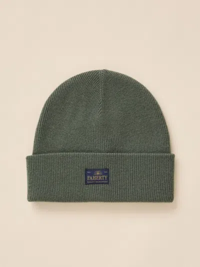Faherty Essential Beanie In Forest