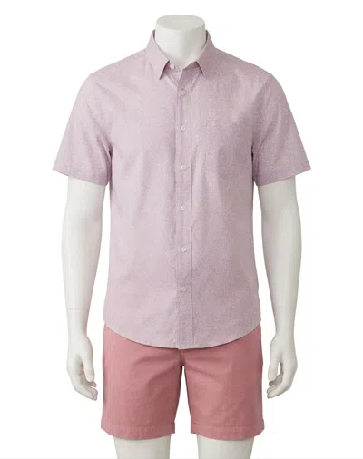 Faherty Essential Chino Short In Seapoint Red In Purple