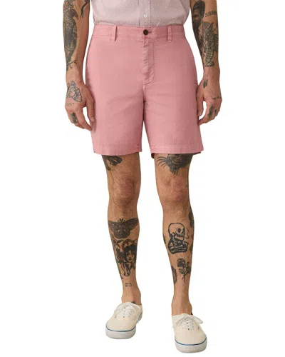 Faherty Essential Chino Short In Pink