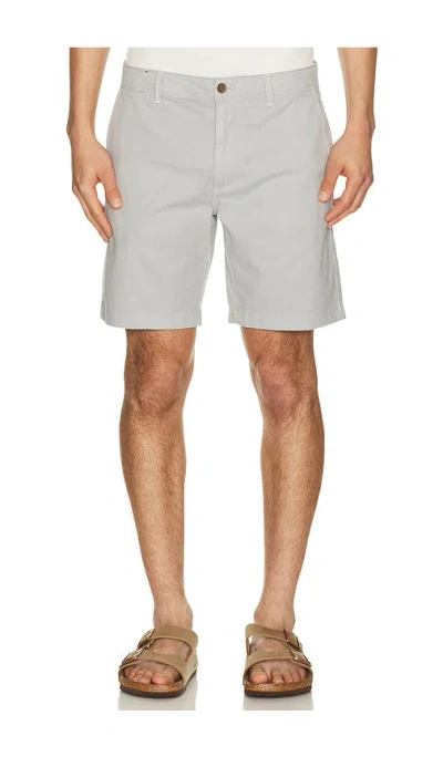 Faherty Essential Chino Shorts In Gray