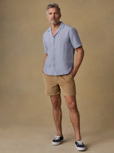 Faherty Essential Corduroy Short In Sand