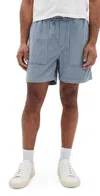 Faherty Essential Corduroy Shorts 6 Light Flint In Light Flint