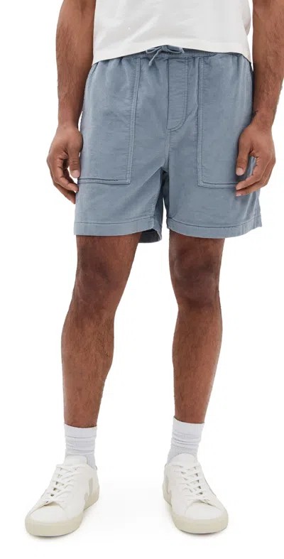 Faherty Essential Corduroy Shorts 6 Light Flint
