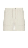 Faherty Essential Corduroy 6 Shorts In Cream
