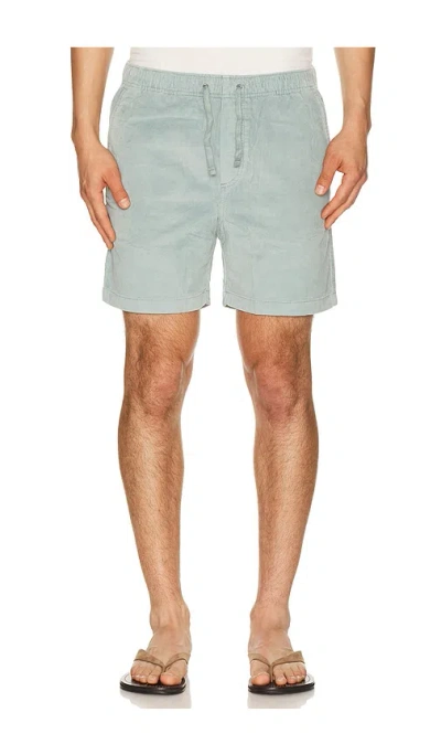 Faherty Essential Corduroy Shorts In Green