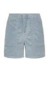 Faherty Corduroy Drawstring Utility Short In Slate