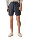 Faherty Essential Drawstring Shorts 6.25 Graphite Tide In Blue