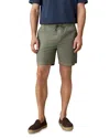 Faherty Linen-blend Essential Drawstring Short In Green