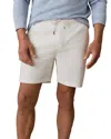 Faherty Essential Drawstring 6.5 Shorts In White