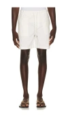 Faherty Essential Drawstring Short In Cream