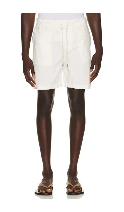 Faherty Essential Drawstring Short In Cream