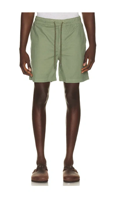 Faherty Essential Drawstring Short In Green