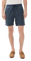 Faherty Essential Drawstring Shorts 6 Blue Nights In Blue