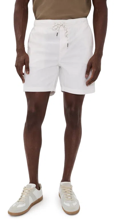 Faherty Essential Drawstring Shorts 6.25 Boneyard White In Neutral