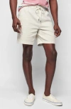 Faherty Essential Drawstring Short 6.5in In Birch