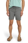 Faherty Essential Drawstring Stretch Shorts In Ember