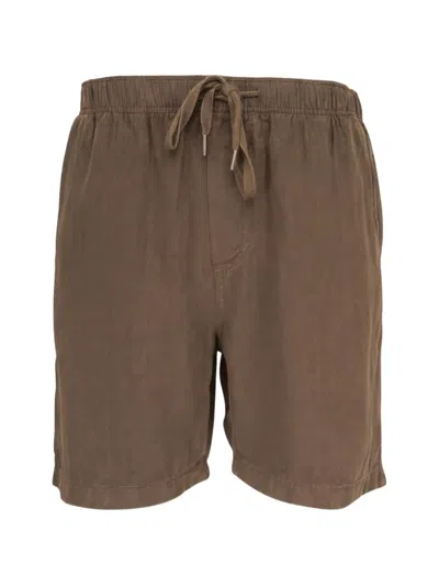 Faherty Essential Drawstring-waist Deck Shorts In Blue