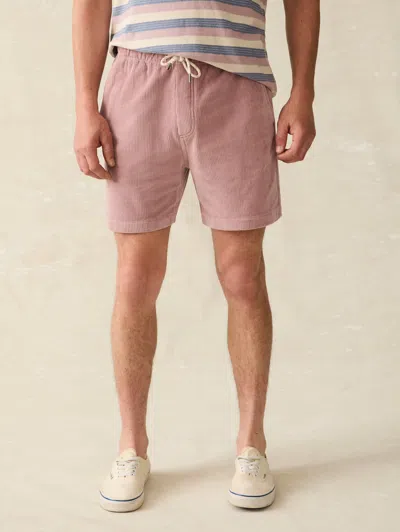 FAHERTY ESSENTIAL ITALIAN KNIT CORD SHORT (6" INSEAM)
