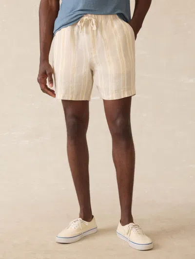 Faherty Essential Linen Short (6.5" Inseam)