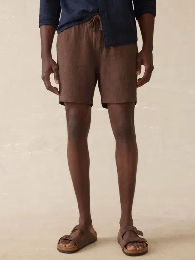 Faherty Essential Linen Short (6.5" Inseam)