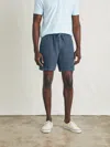 Faherty Essential Linen Drawstring Shorts 6 Look Out Navy