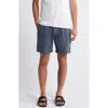 Faherty Essential Linen Shorts In Look Out Navy