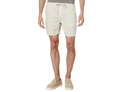 Faherty Essential Linen Shorts Men's Shorts Weathered Sand: Lg 6.5 In White