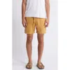 Faherty Essential Linen Shorts In Sunset Gold