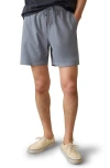 Faherty Essential Drawstring Shorts 6.25 Graphite Tide In Gray