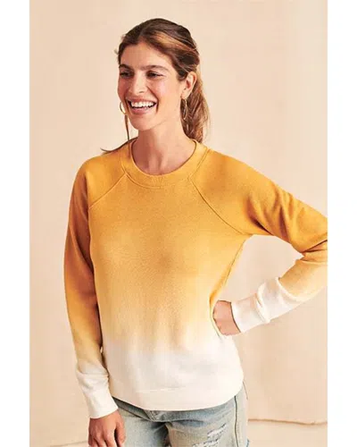 Faherty Fade Bells Sweater In Yellow
