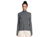 Faherty Feather Cloud Layering T Neck In Gray